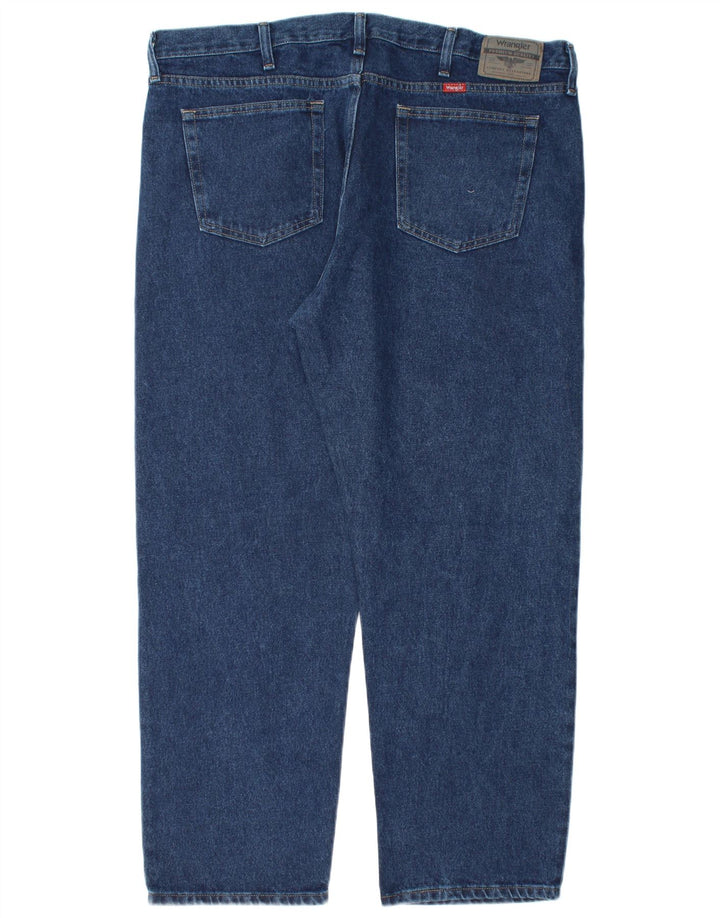 Ανδρικό τζιν Wrangler ίσιο W40 L30 Navy Blue Cotton