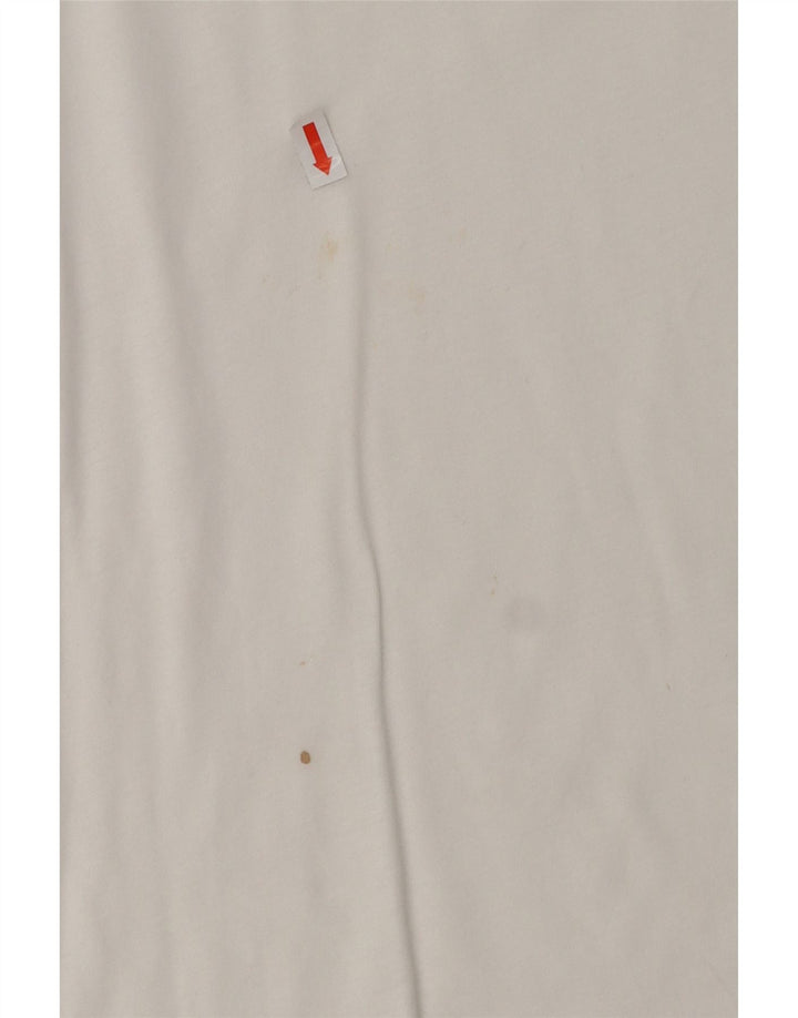 Γυναικείο γραφικό T-Shirt LEVI'S Top UK 12 Medium White