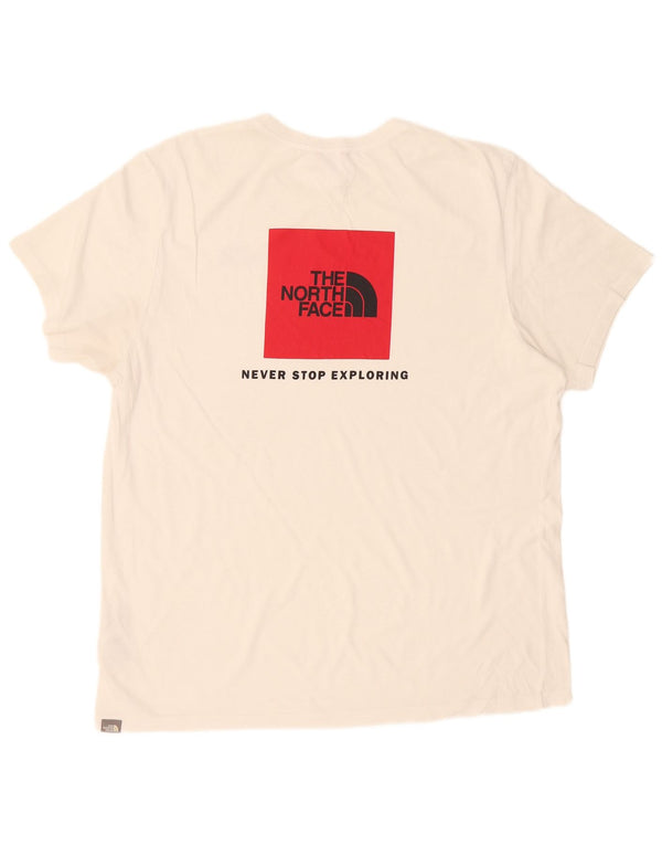 Ανδρικό γραφικό T-Shirt North Face Top XL Λευκό βαμβακερό