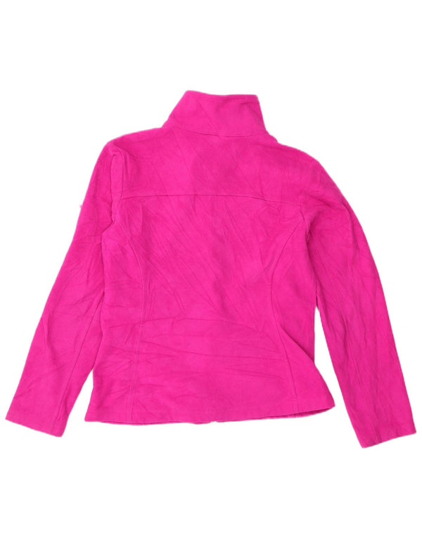 Columbia Γυναικείο Fleece Jacket UK 14 Medium Pink Polyester