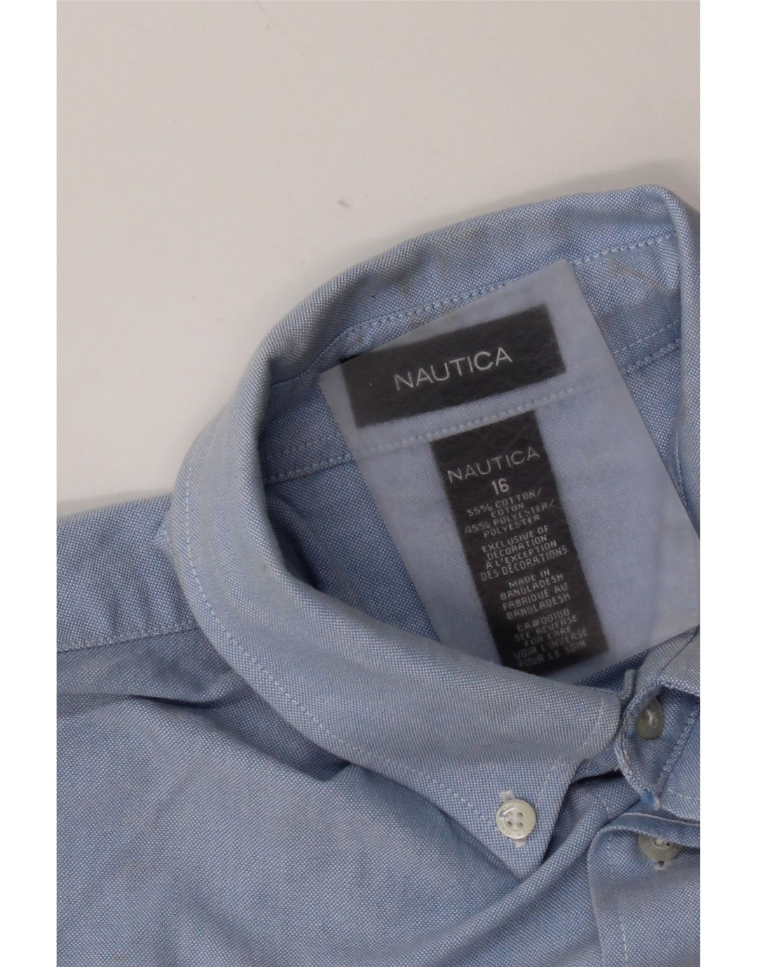 Πουκάμισο Nautica Boys 15-16 Years Blue Cotton