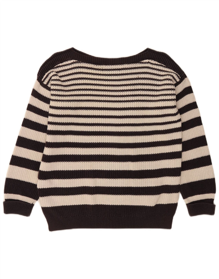 Marks & Spencer Γυναικείο πουλόβερ με λαιμό σκάφος UK 14 Medium Navy Blue