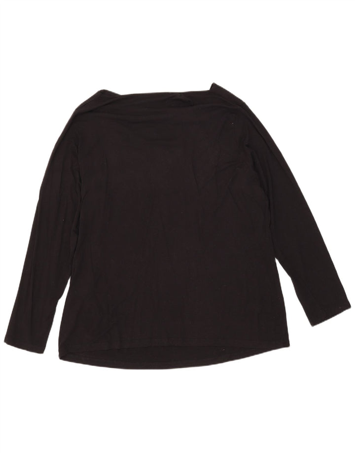 Perte από την Krizia Γυναικείο Abstract Pattern Μακρυμάνικο UK 18 XL Μαύρο