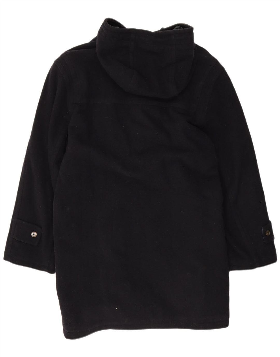 Vintage Ανδρικό παλτό Duffle με κουκούλα IT 50 Large Navy Blue Wool