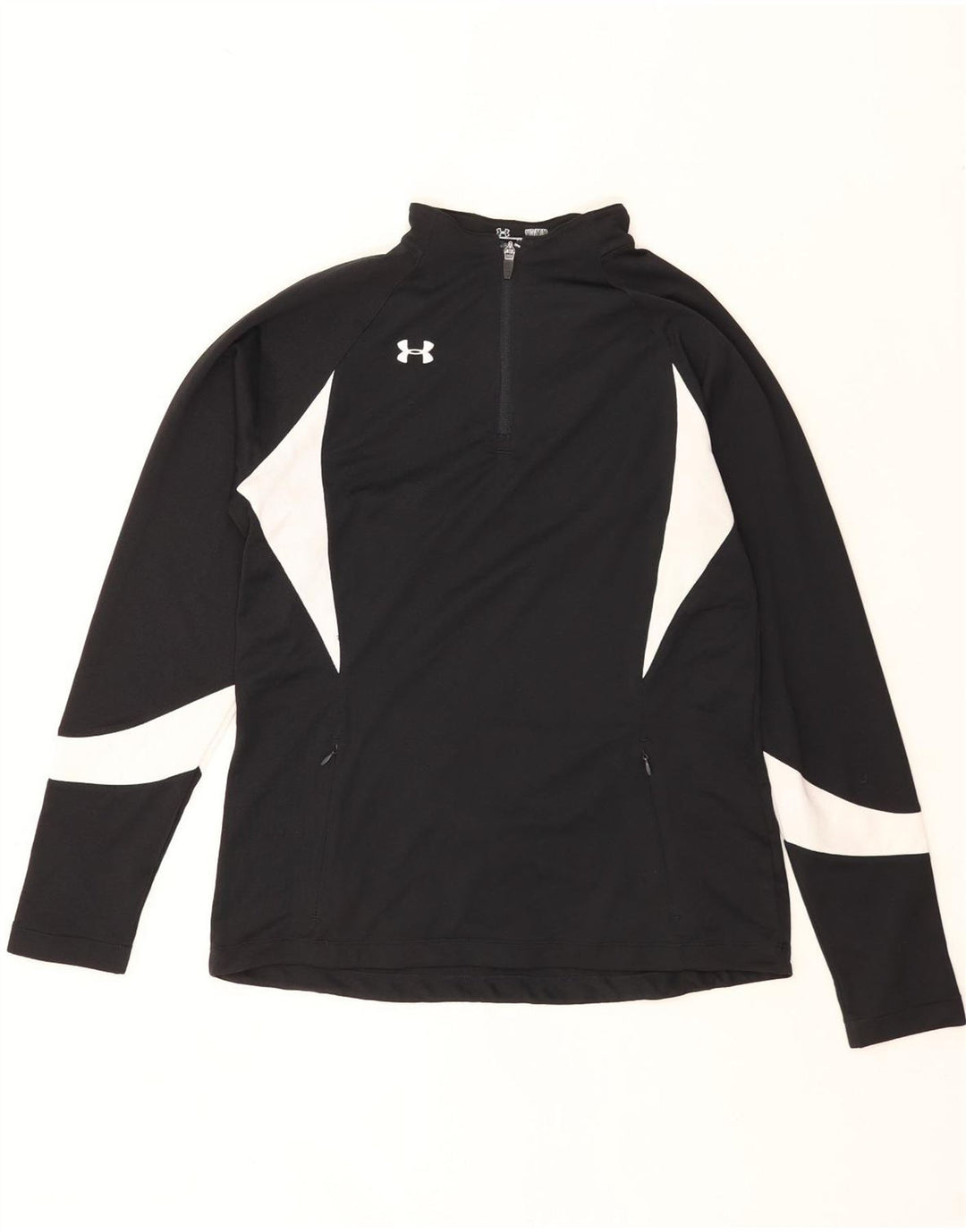Ανδρική φόρμα πουλόβερ με φερμουάρ Under Armour Top Medium Black Colourblock