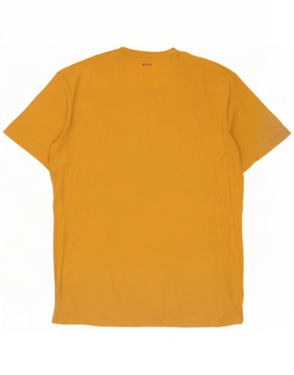 Ανδρικό γραφικό μπλουζάκι Hugo Boss Top XL Κίτρινο