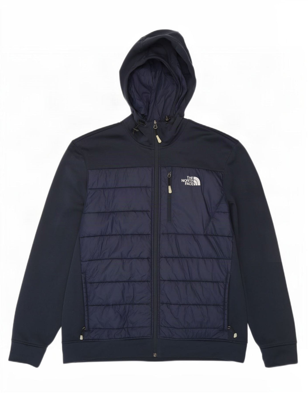 Ανδρικό πουλόβερ με κουκούλα με φερμουάρ North Face Μεγάλο μπλε πολυεστέρα