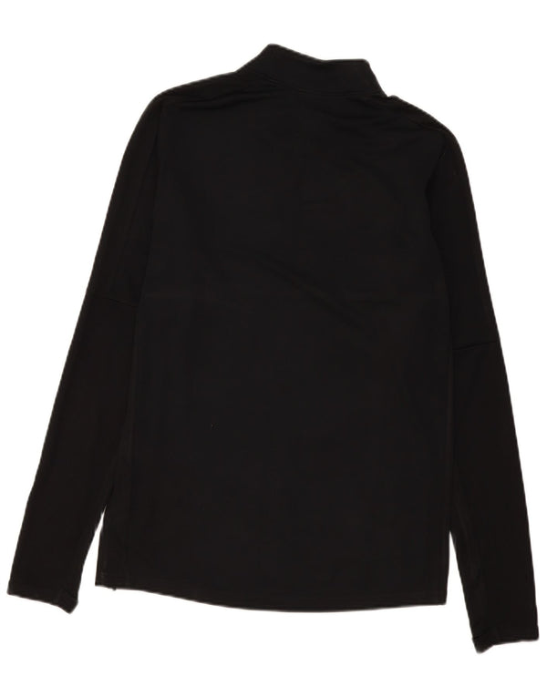 Ανδρική φόρμα πουλόβερ με φερμουάρ Nike Dri Fit Top Small Black Polyester
