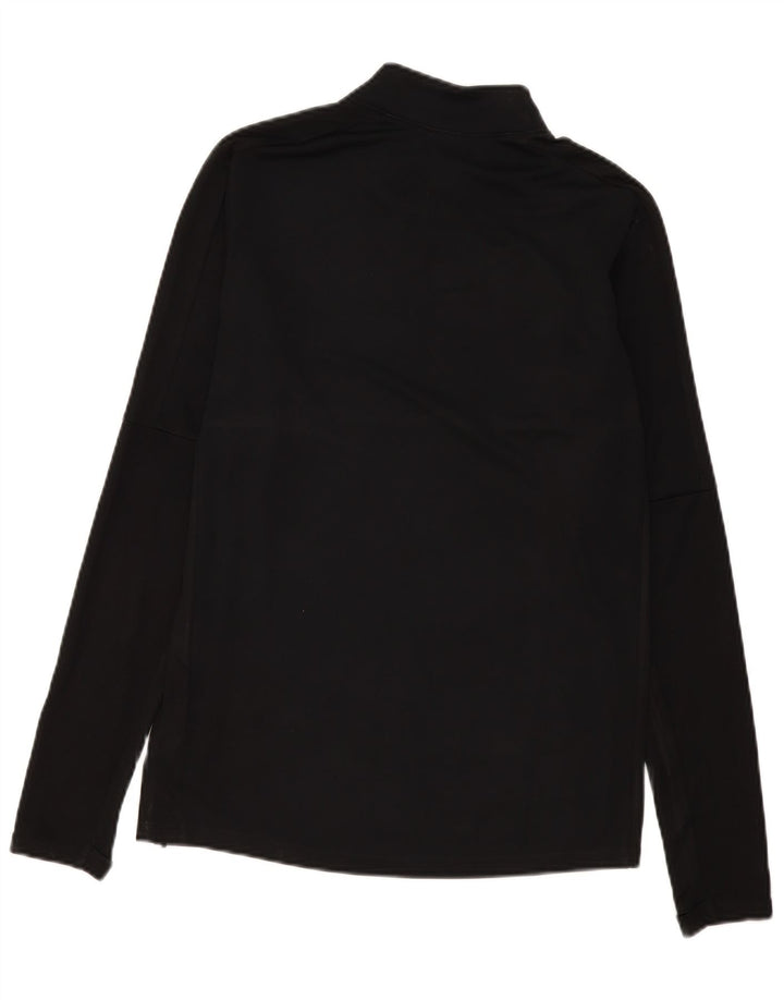 Ανδρική φόρμα πουλόβερ με φερμουάρ Nike Dri Fit Top Small Black Polyester