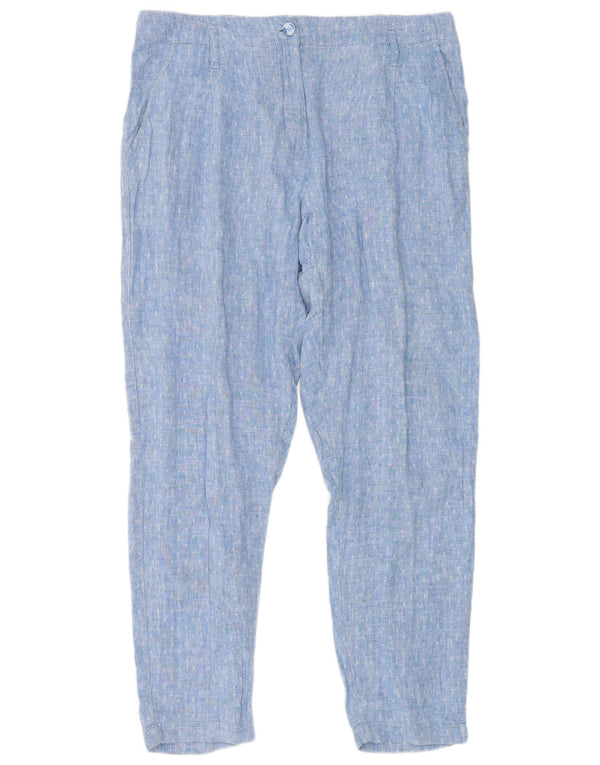 Γυναικείο ψηλόμεσο παντελόνι Chino Marks & Spencer UK 12 Medium W34 L29 Blue