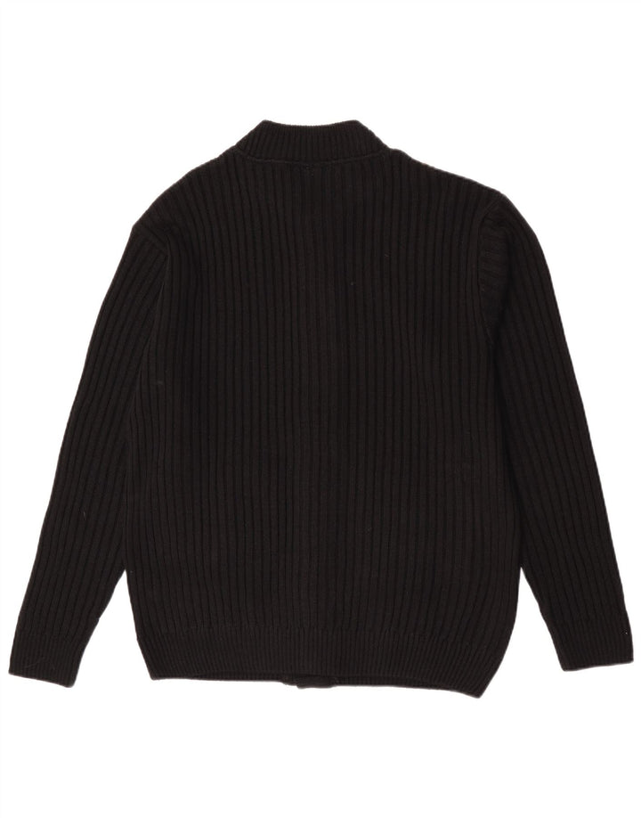 Roger Kent Ανδρική ζακέτα πουλόβερ IT 50 Medium Black Colourblock Ακρυλικό