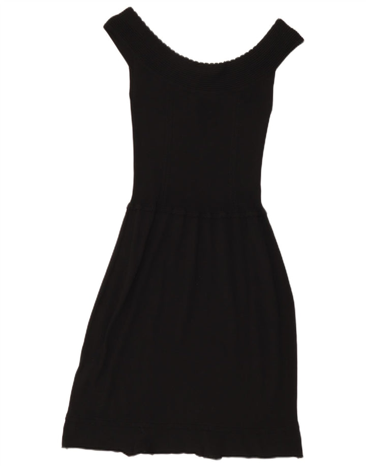 Liu Jo Γυναικείο Φόρεμα Off Shoulder IT 44 Medium Black Viscose