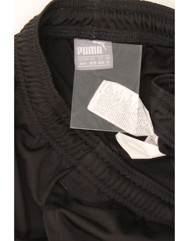 PUMA Mens Tracksuit Trousers Joggers Medium Black Polyester Vintage Puma and Second-Hand Puma from Messina Hembry 