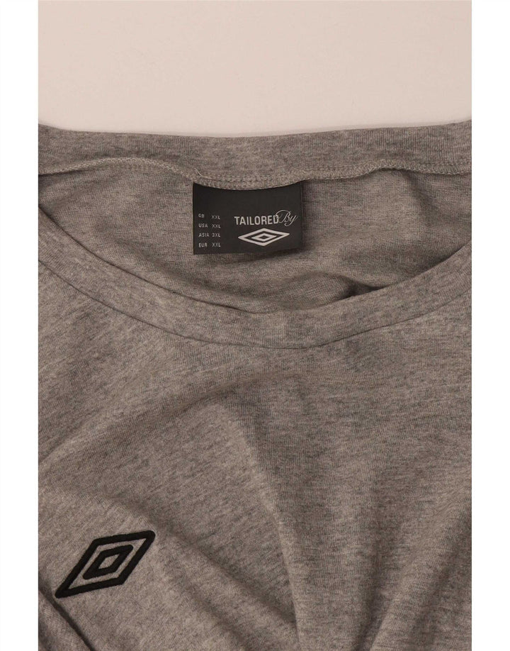Ανδρικό T-Shirt Umbro Top 2XL Γκρι