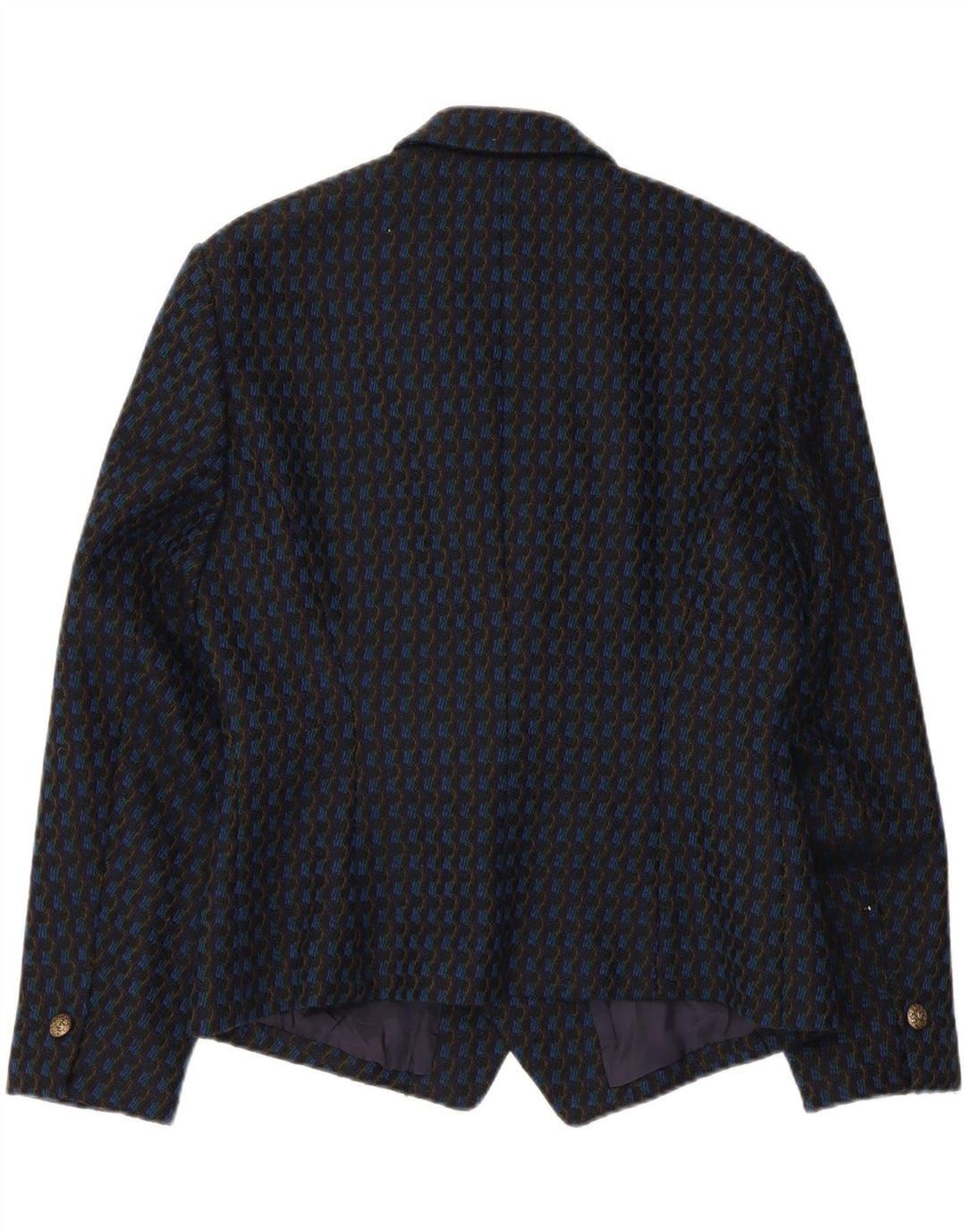 Vintage Womens UK 12 Medium Μαύρο ριγέ
