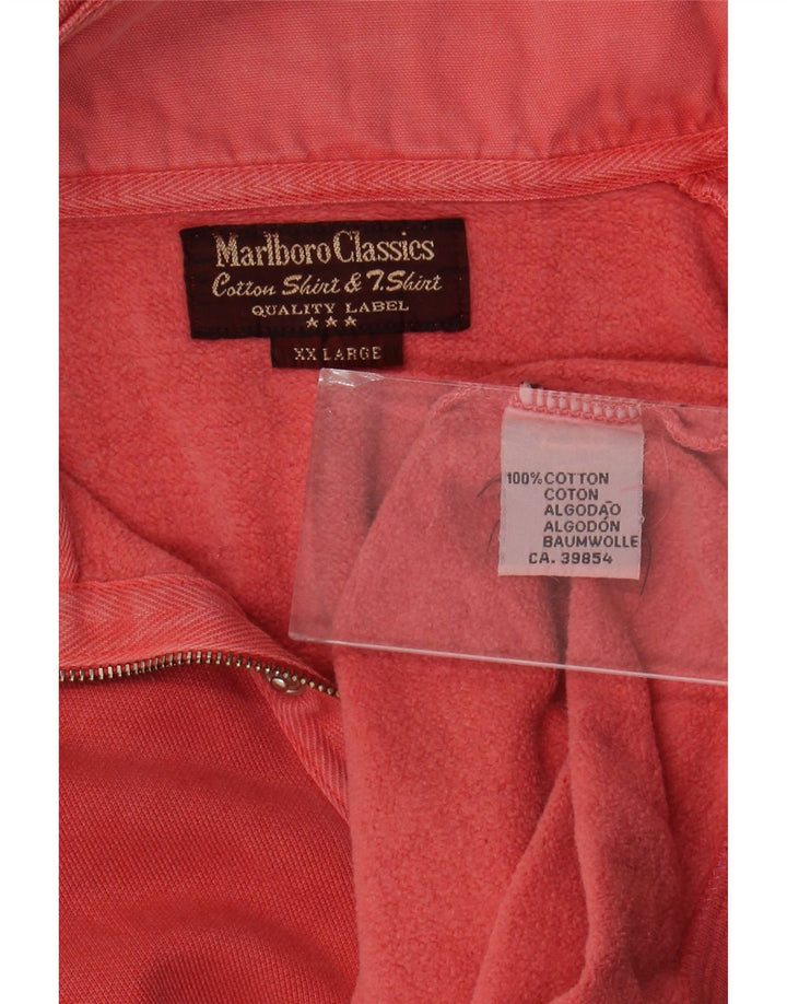 Ανδρικό φούτερ Marlboro Classics με φερμουάρ Jumper 2XL Κόκκινο βαμβακερό