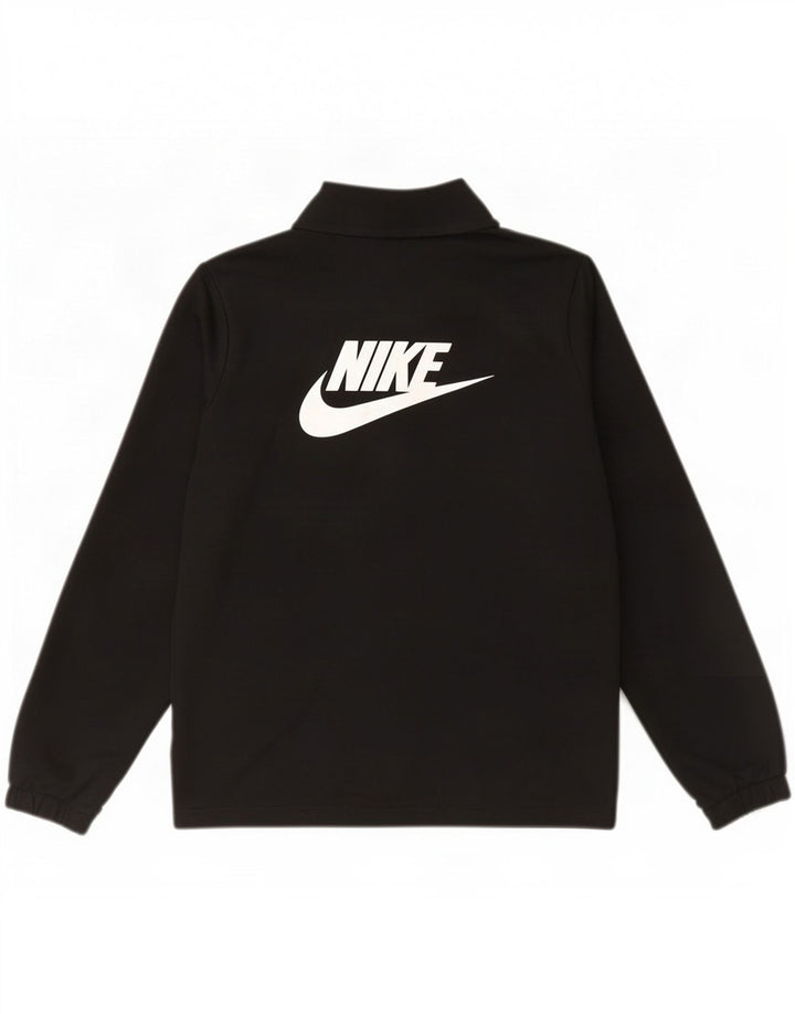Μπουφάν Nike Boys Graphic αθλητική φόρμα 12-13 ετών, μεγάλο μαύρο πολυεστέρα