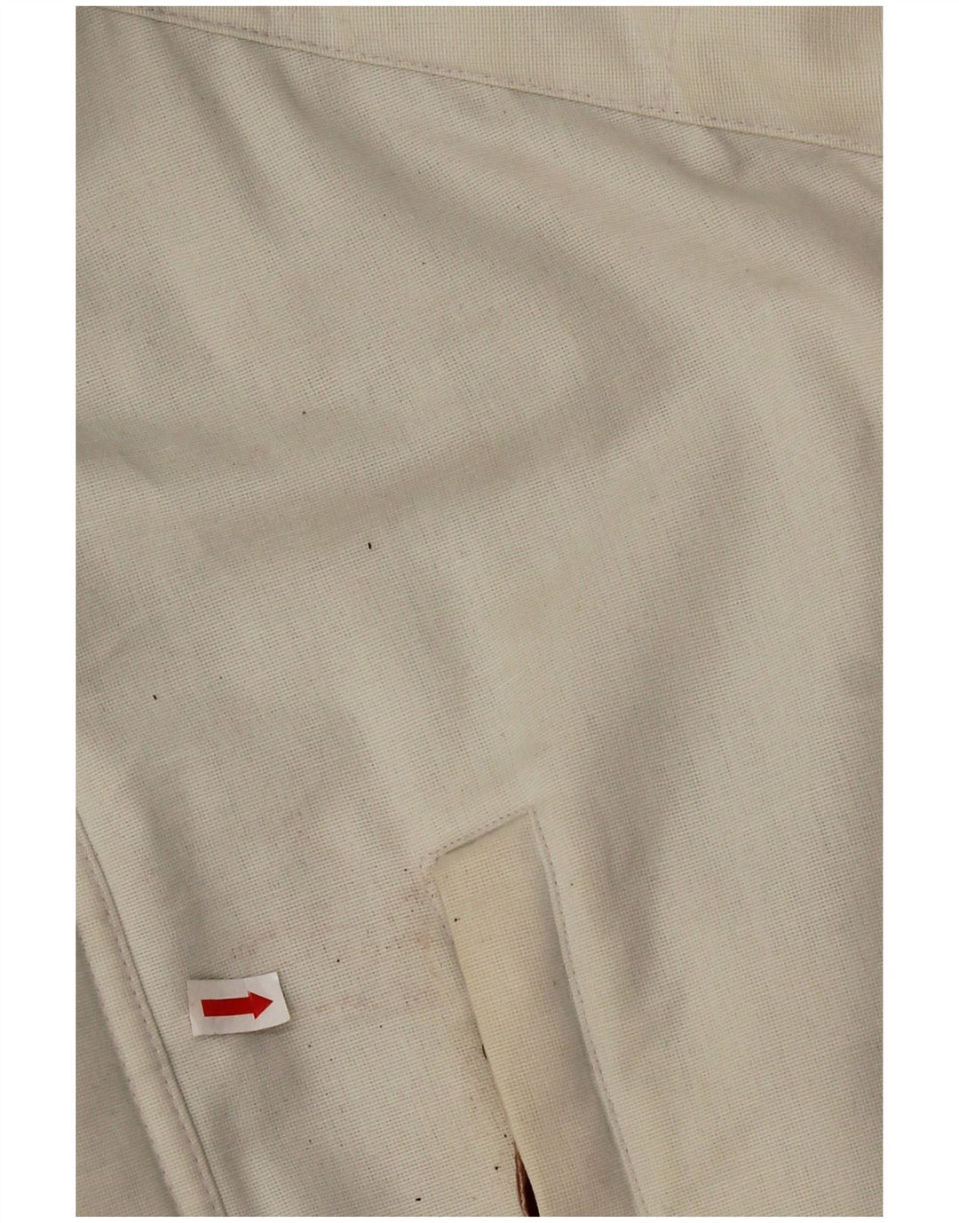 Ανδρικό τζάκετ Stratos με κουκούλα UK 42 XL Λευκό βαμβακερό