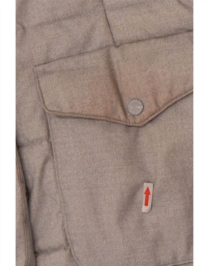 Barbour Γυναικείο παλτό με κουκούλα UK 16 Large Grey Polyester