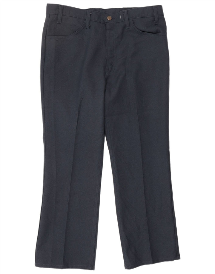 Ανδρικό ίσιο καθημερινό παντελόνι LEVI'S W36 L30 Navy Blue Polyester