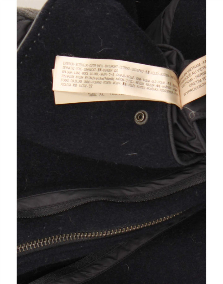 Massimo Dutti Ανδρικό μπουφάν blazer UK 42 XL Navy Blue Wool
