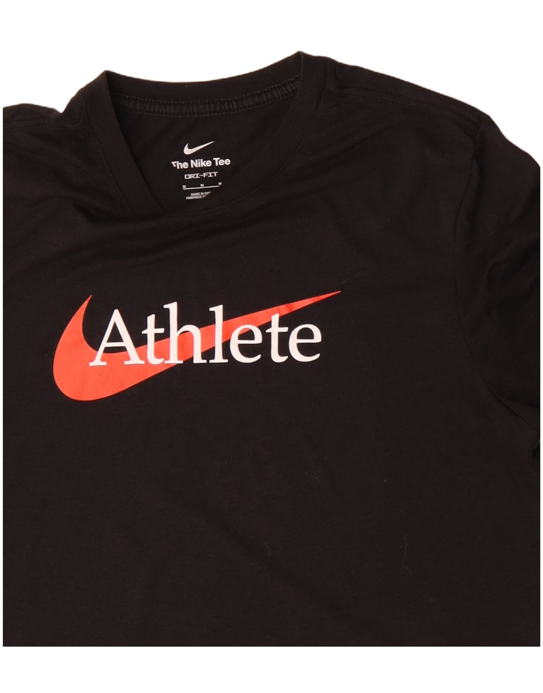 Μπλουζάκι γραφικό Nike, ανδρικό Dri Fit, μεσαίο μαύρο βαμβακερό