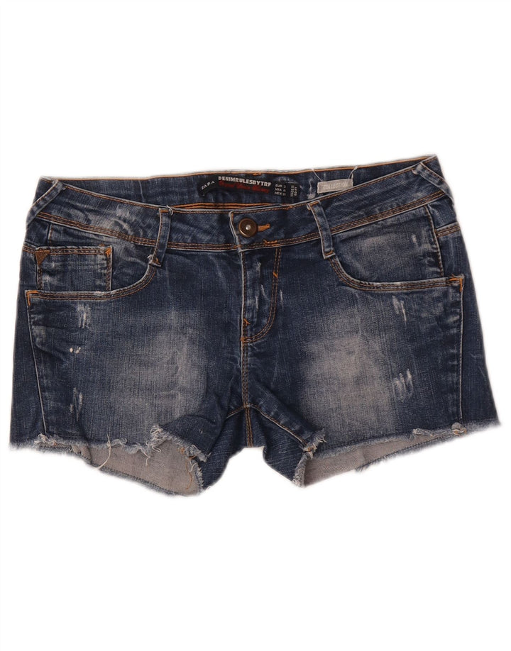 Zara Γυναικείο τζιν σορτς EU 38 Small W28 Blue