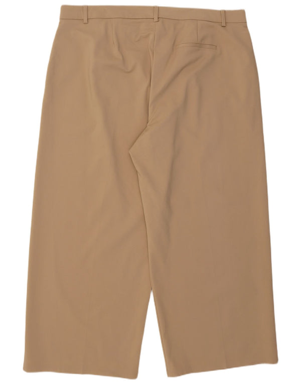 Marks & Spencer Γυναικείο ψηλόμεσο παντελόνι Chino UK 24 4XL W44 L28 Beige