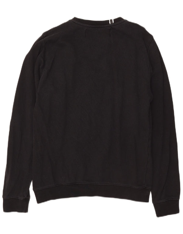 Replay Γυναικείο Φούτερ Jumper UK 16 Large μαύρο βαμβακερό