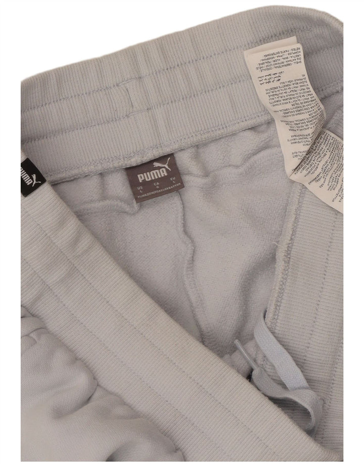 Γυναικεία αθλητική φόρμα PUMA Παντελόνι Joggers UK 14 Μεγάλο Μπλε Βαμβακερό