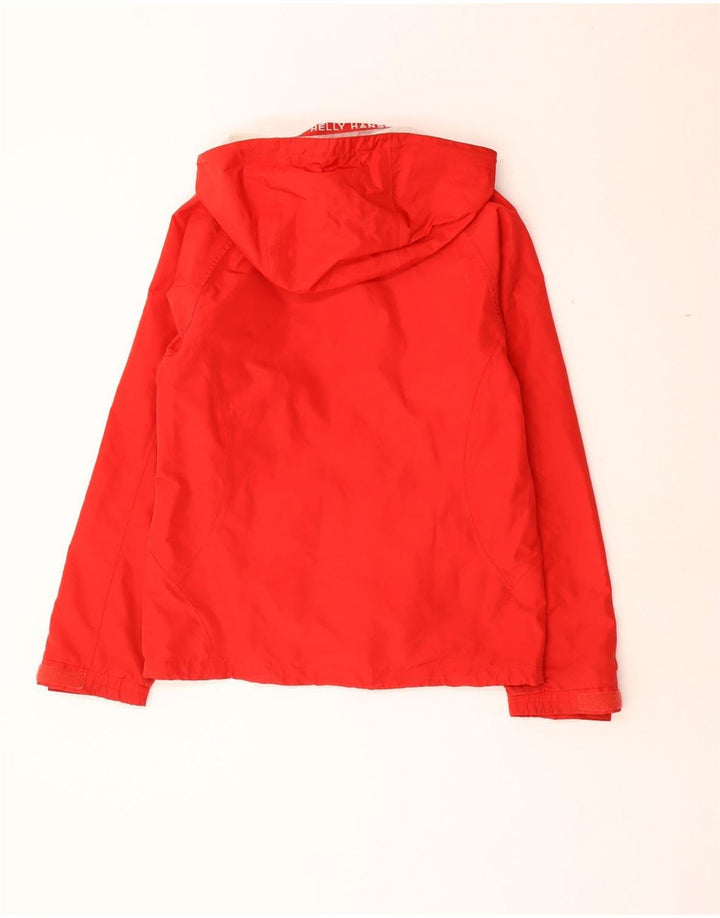 Helly Hansen Γυναικείο μπουφάν βροχής με κουκούλα UK 14 Μεσαίο κόκκινο πολυεστέρα