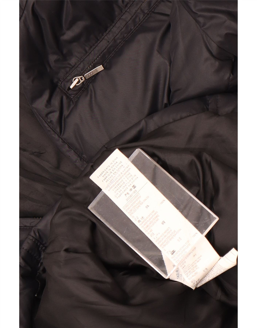 Sisley Γυναικείο μπουφάν με επένδυση IT 40 Small Black Polyamide