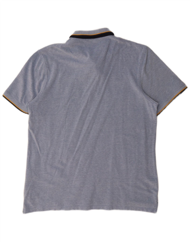 Jack & Jones Ανδρικό Πόλο Μπλουζάκι 2XL Μπλε Βαμβακερό
