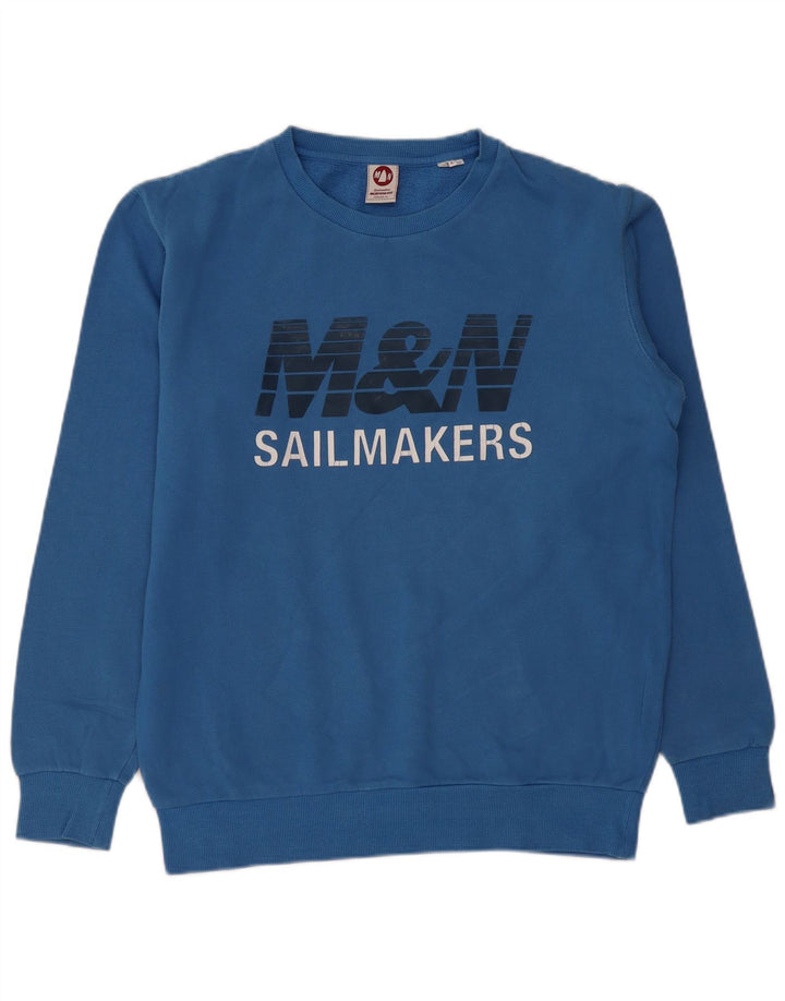 MURPHY & NYE Ανδρικά Sailmakers Graphic Φούτερ Jumper Large Blue