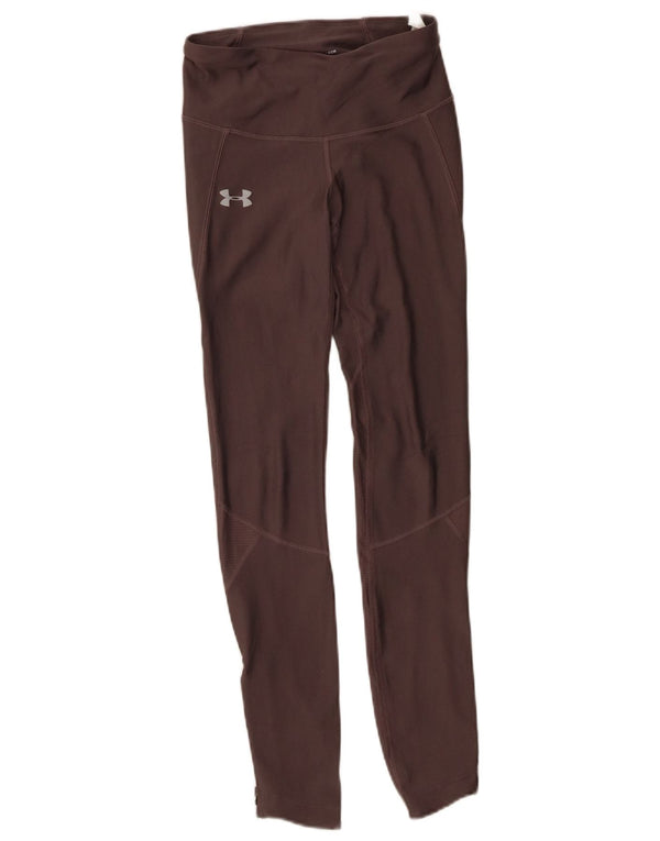 Under Armour Γυναικείο Heat Gear κολάν UK 4 XS καφέ πολυεστέρας