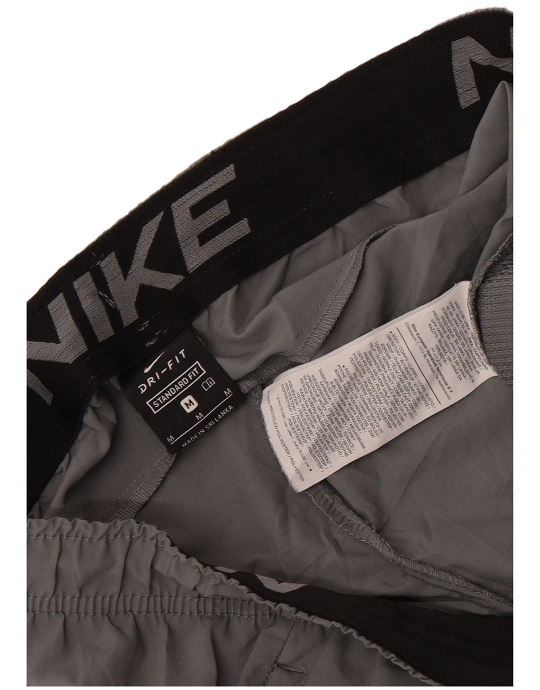 Ανδρικά σορτς Nike Dri Fit Standard Fit Sport σορτς από μεσαίο γκρι πολυεστέρα