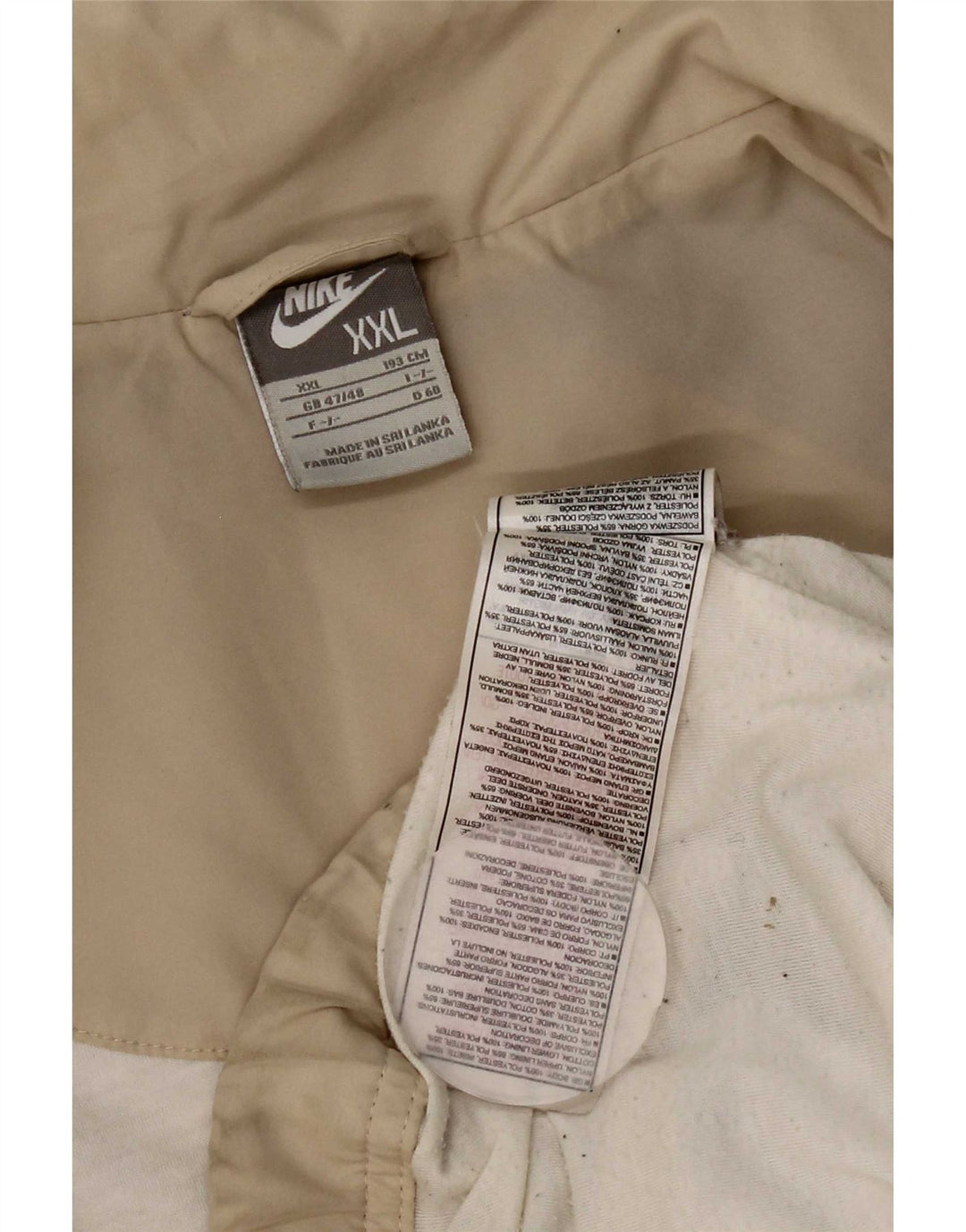 Ανδρική φόρμα Nike Top Jacket UK 47/48 2XL Beige Colourblock Polyester
