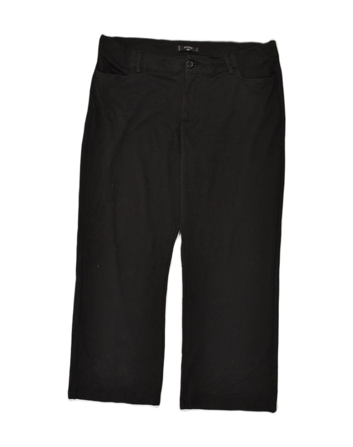 LEE Womens Straight Casual Trousers W40 L29  Black | Vintage Lee | Thrift | Second-Hand Lee | Used Clothing | Messina Hembry 