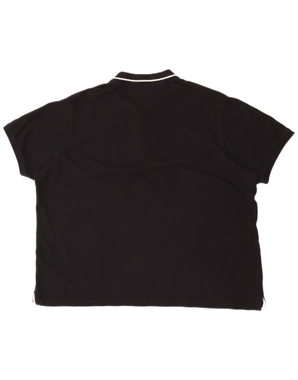 Ellesse Ανδρικό Πόλο Μπλουζάκι 3XL Μαύρο βαμβακερό