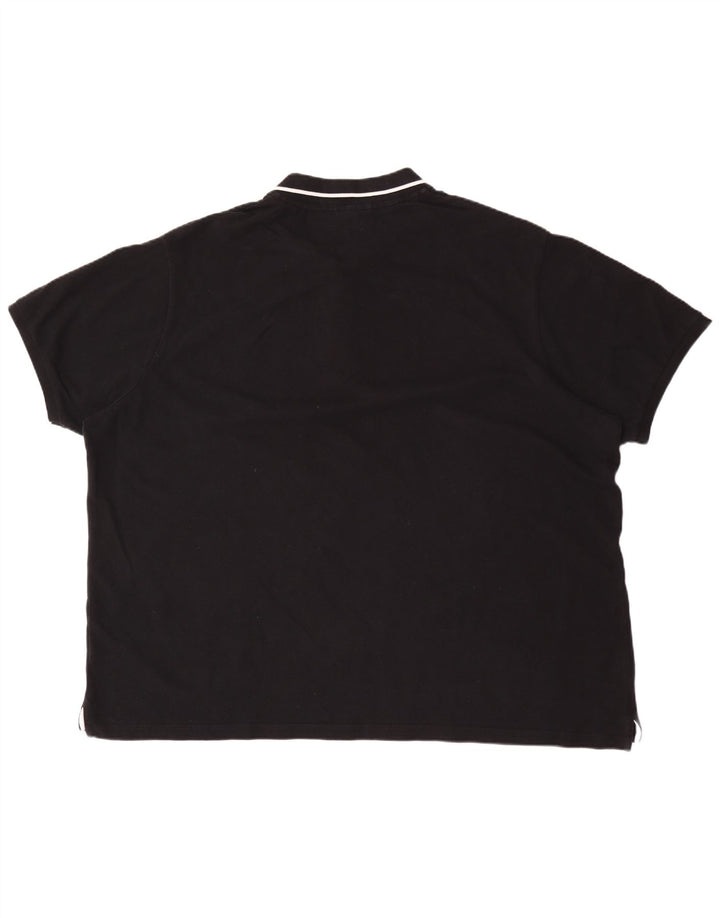 Ellesse Ανδρικό Πόλο Μπλουζάκι 3XL Μαύρο βαμβακερό