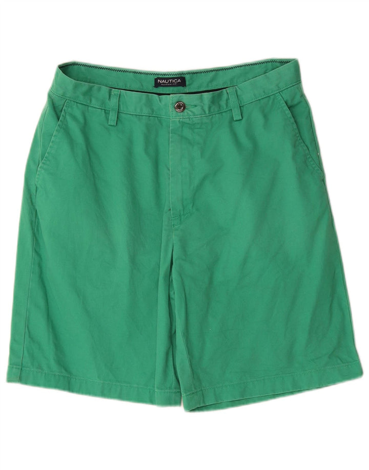Ανδρικό σορτς Chino Nautica W32 Βαμβακερό μεσαίο πράσινο