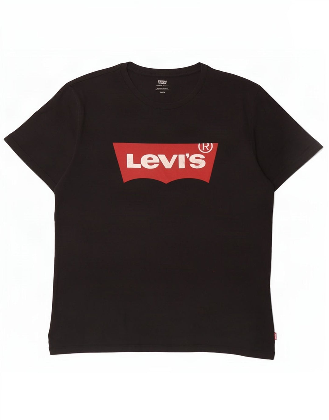 Ανδρικό γραφικό T-Shirt Levi's Top Μεσαίο μαύρο βαμβακερό