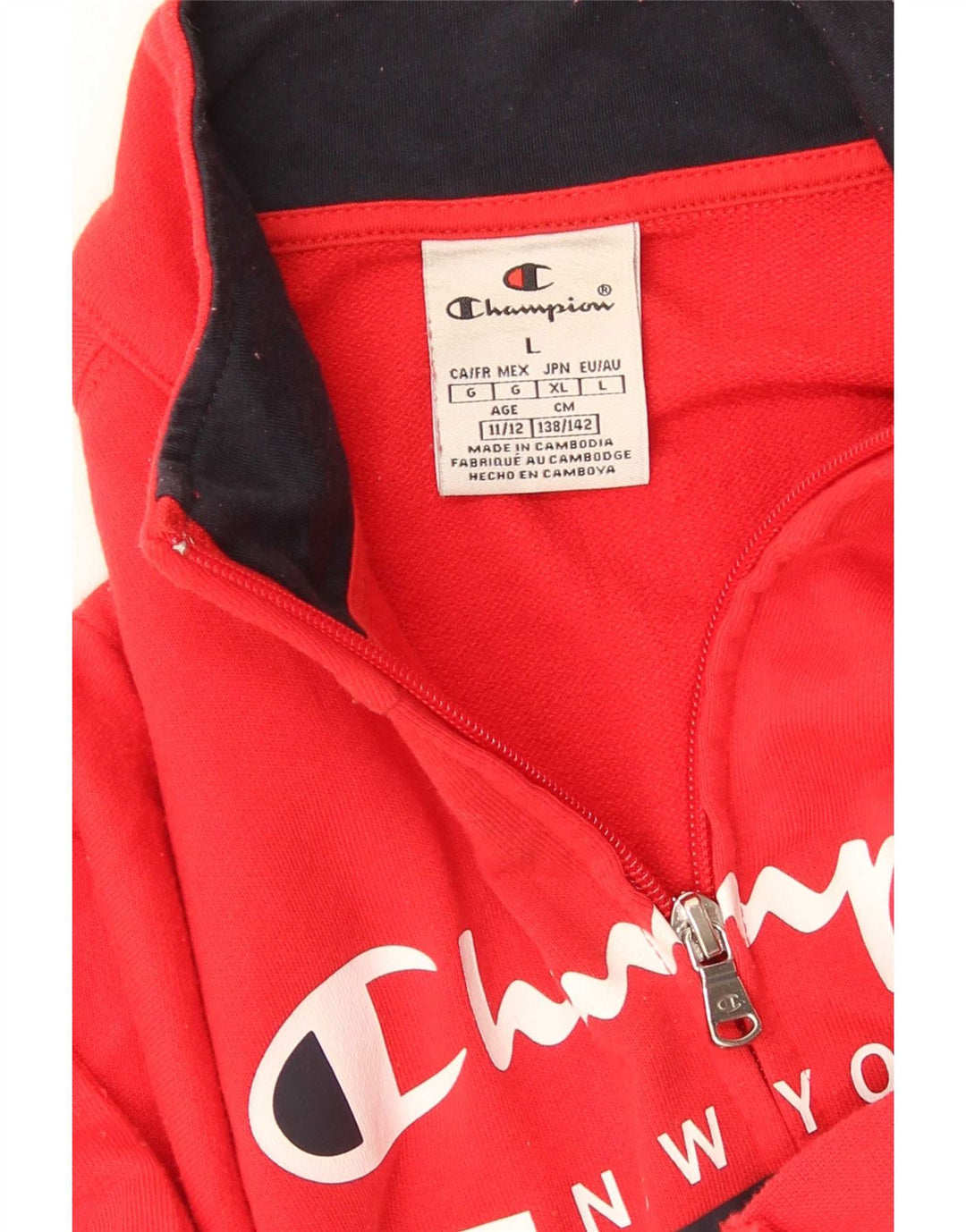 Champion Boys Graphic αθλητική φόρμα Top Jacket 11-12 Years Large Red