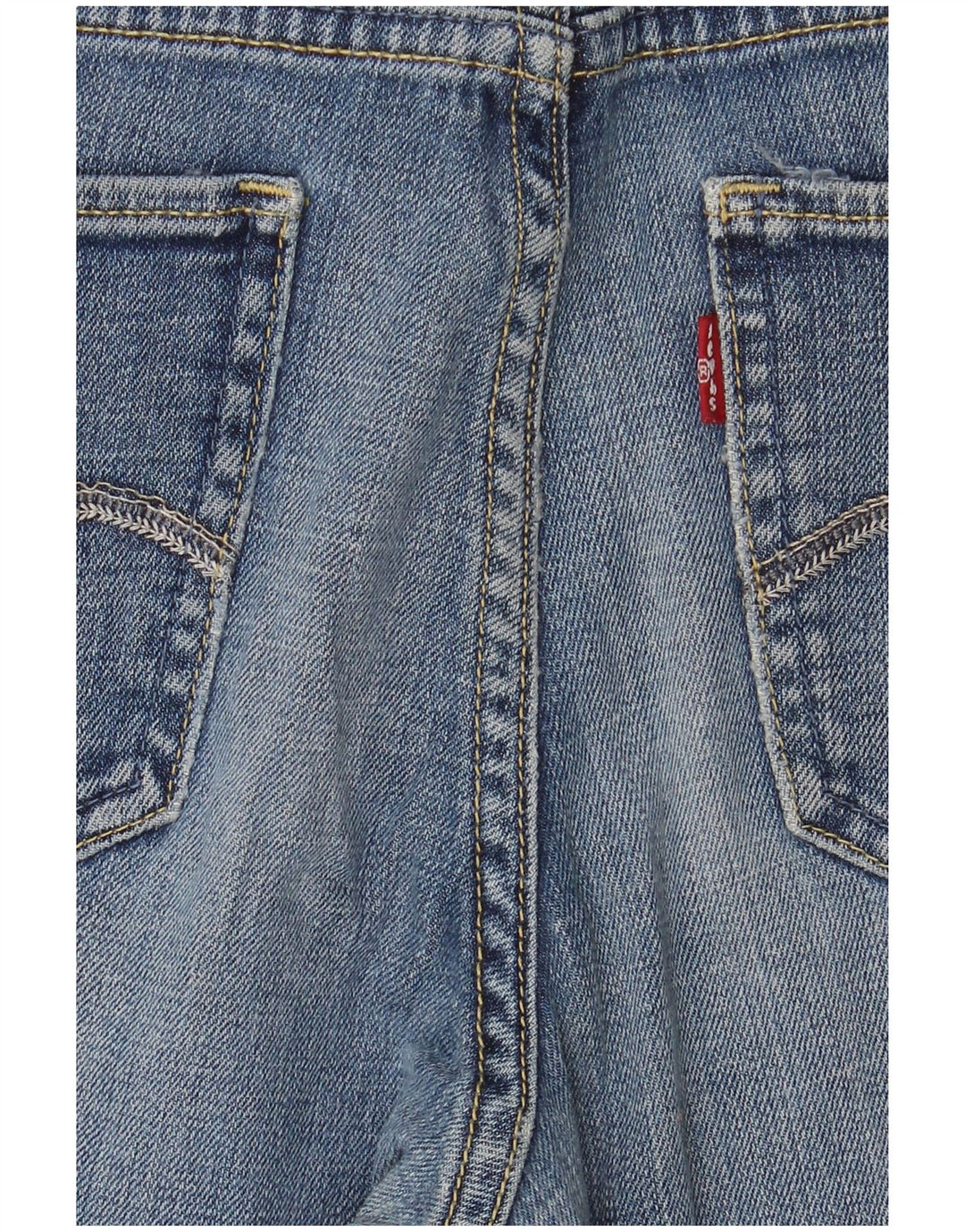 Γυναικείο ψηλό ψηλό λεπτό τζιν Levi's US 8 Medium W28 L28 Μπλε βαμβακερό