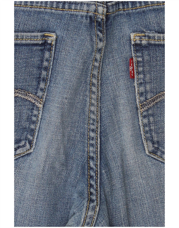Γυναικείο ψηλό ψηλό λεπτό τζιν Levi's US 8 Medium W28 L28 Μπλε βαμβακερό