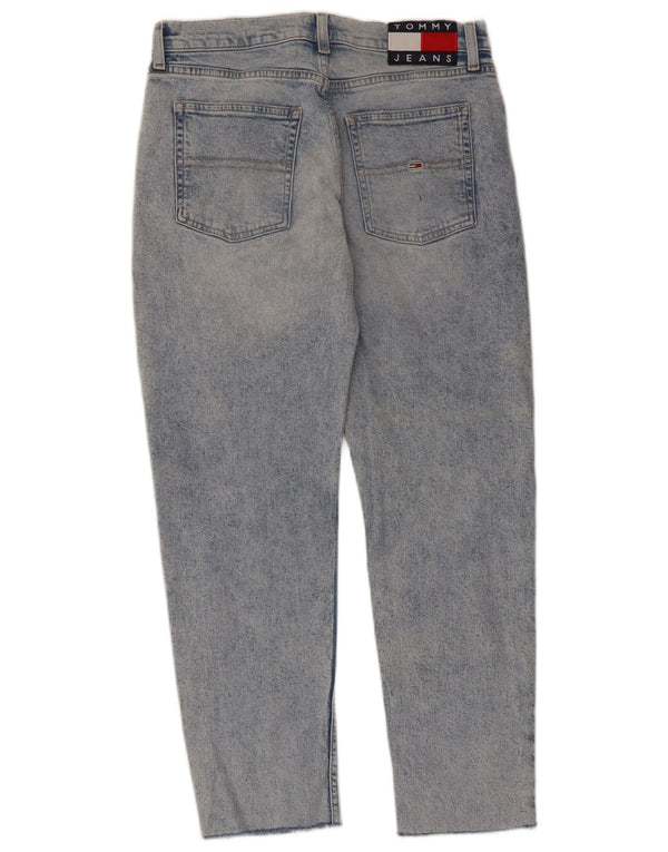 TOMMY HILFIGER Γυναικείο ίσιο τζιν W28 L26 Μπλε βαμβακερό
