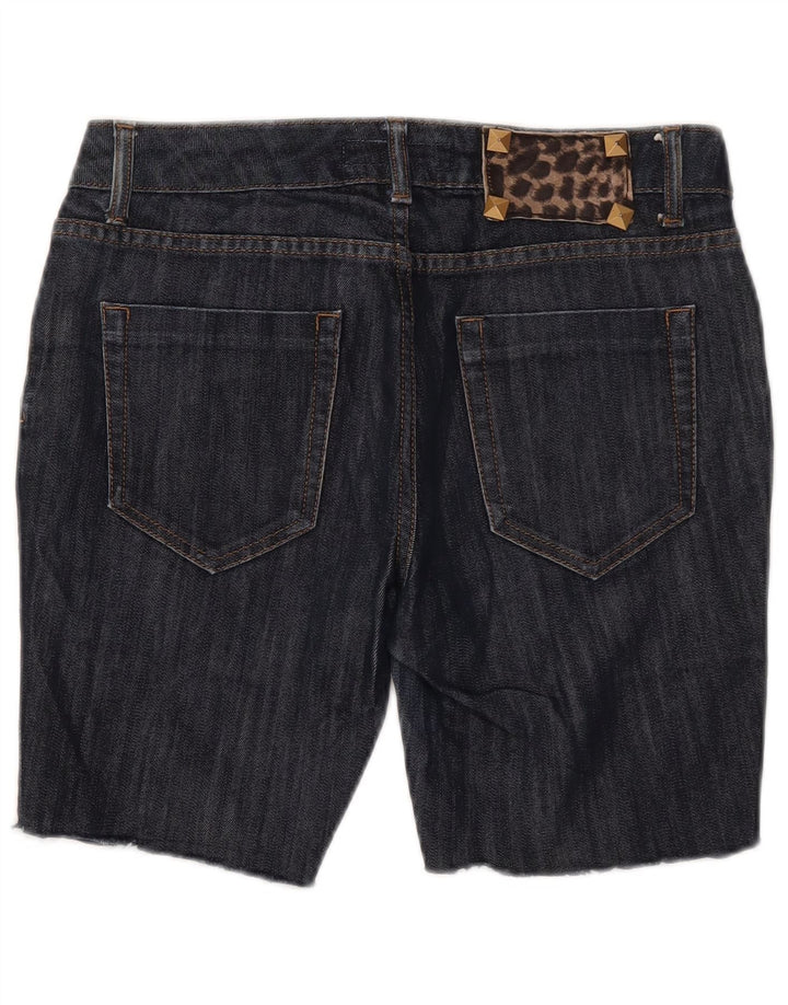 Zara Γυναικείο τζιν σορτς EU 40 Medium W30 Navy Blue βαμβακερό