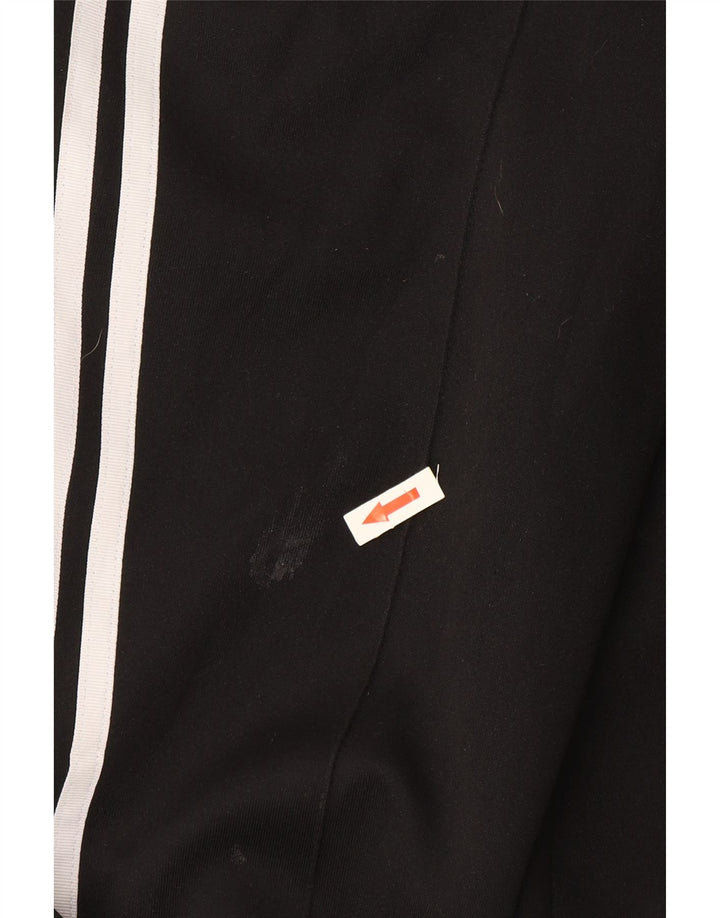 Γυναικεία αθλητική φόρμα Adidas Παντελόνι UK 12 μεσαίο μαύρο πολυεστέρα