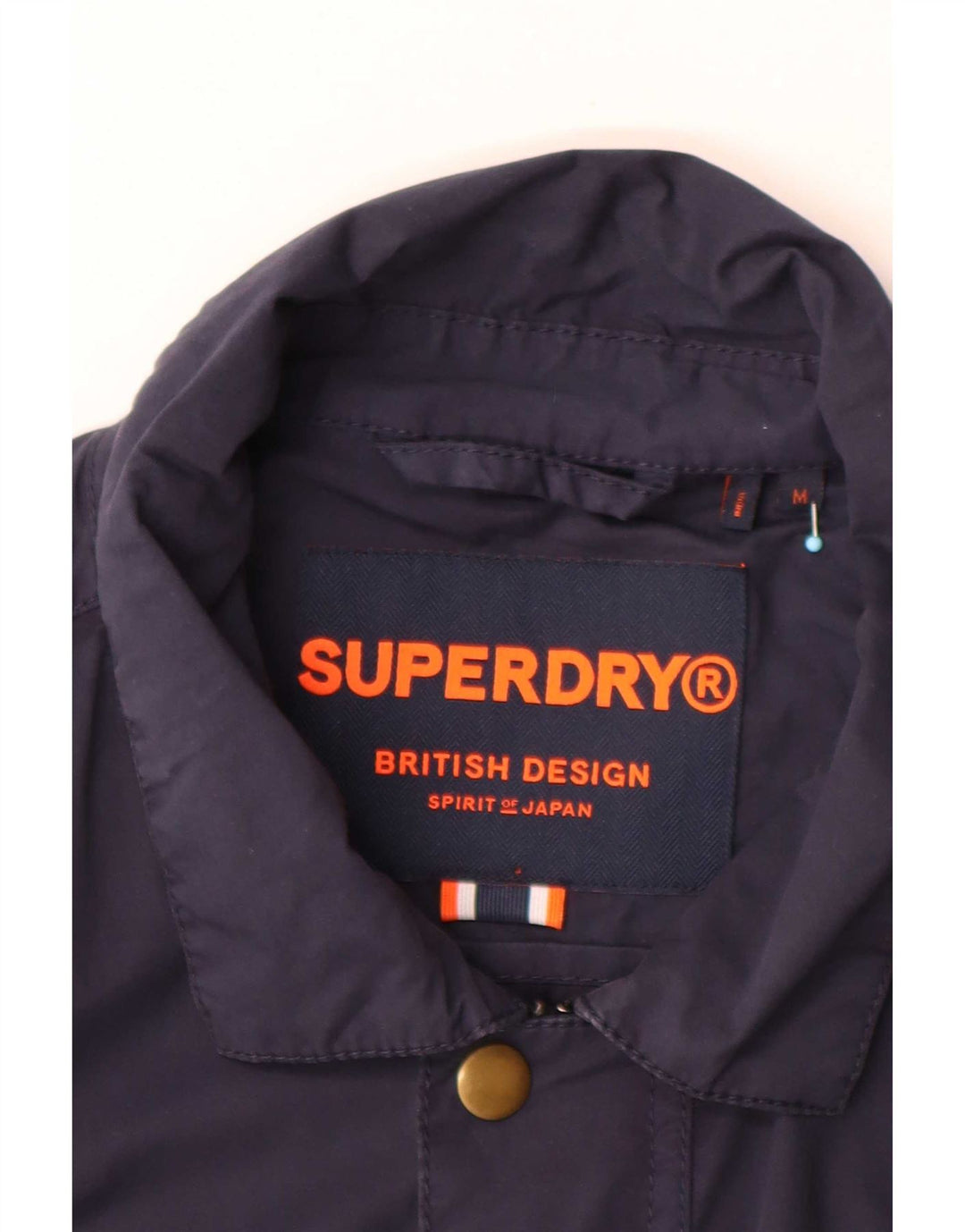 Superdry Ανδρικό Utility Jacket UK 38 Medium Navy Blue Cotton