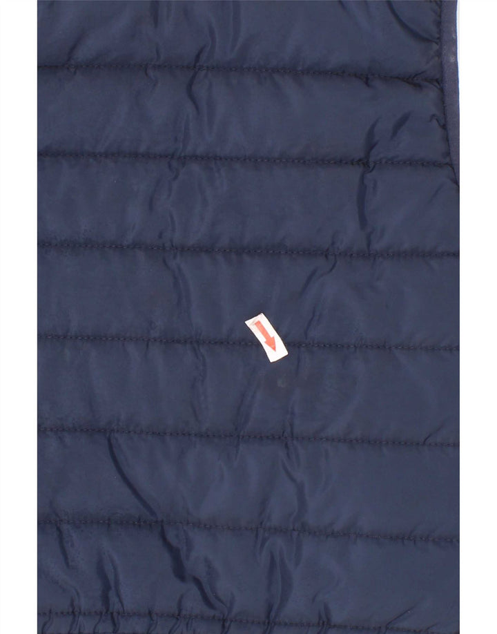 Ellesse Boys Padded Gilet 2-3 Years Navy Blue Polyester